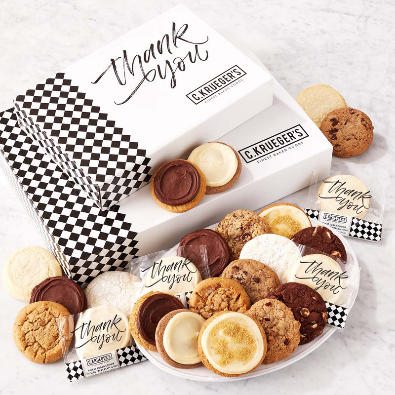 Thank You Cookie Gift Boxes - Assorted Cookies – C.KRUEGER'S