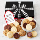 College Care Luxe Cookie Gift Box - Assorted Mini Cookies - Select a Message