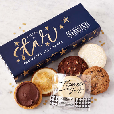 You're a Star Half Dozen Sampler - Assorted Cookies