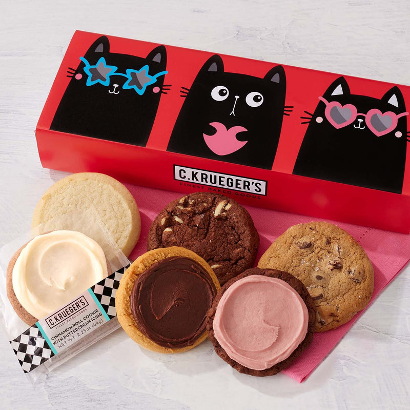 Purr-fect Half Dozen Sampler - Assorted Cookies