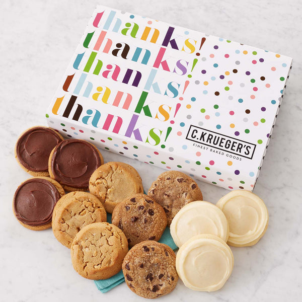 Thanks Cookie Gift Box - Select Your Own Cookies