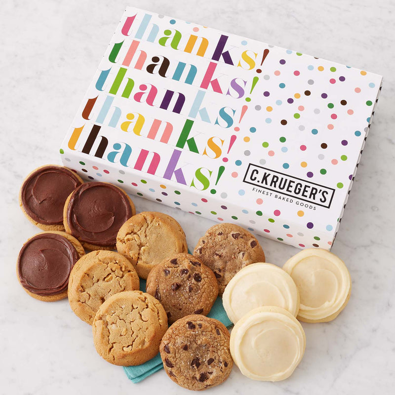 Thanks Cookies Gift Box - Select Your Own Cookies
