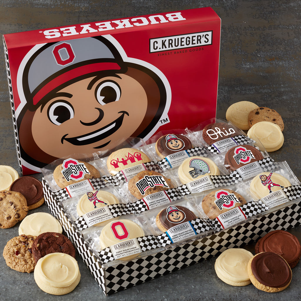OSU Striped Duo Cookie Gift Box - Assorted Flavors