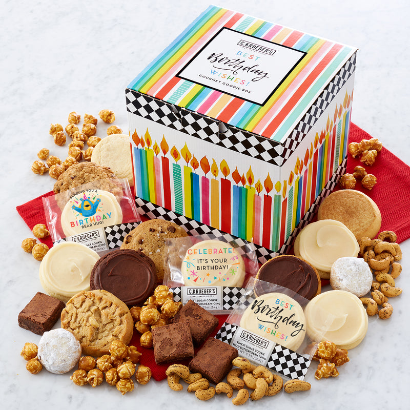 Birthday Wishes Gourmet Goodie Gift Box