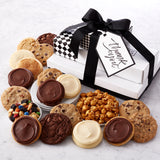 Every Occasion Cookies and Snacks Gift Stack - Select A Message