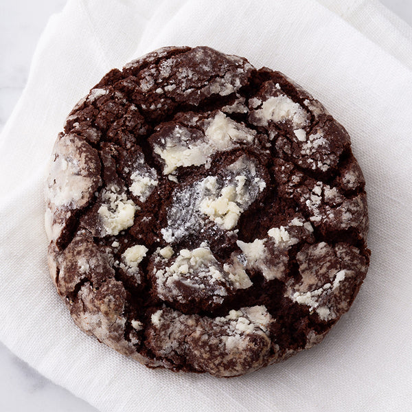 Finest Double Chocolate Crinkle Cookie
