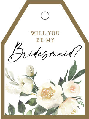 Wedding Tag - Magnolia Bridesmaid