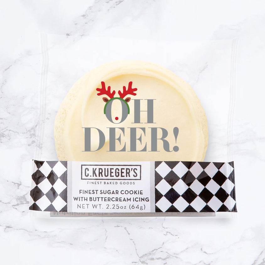 Finest Oh Deer Film Sugar Cookie with Buttercream Icing
