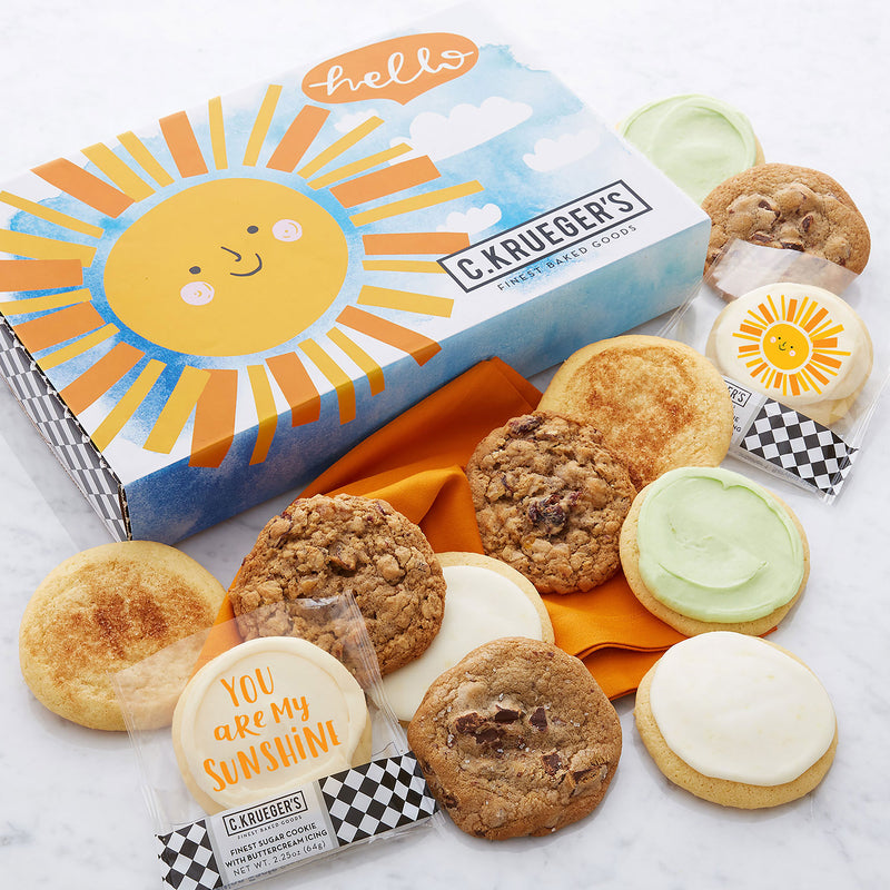 Hello Sunshine Cookie Gift Box - Assorted Flavors