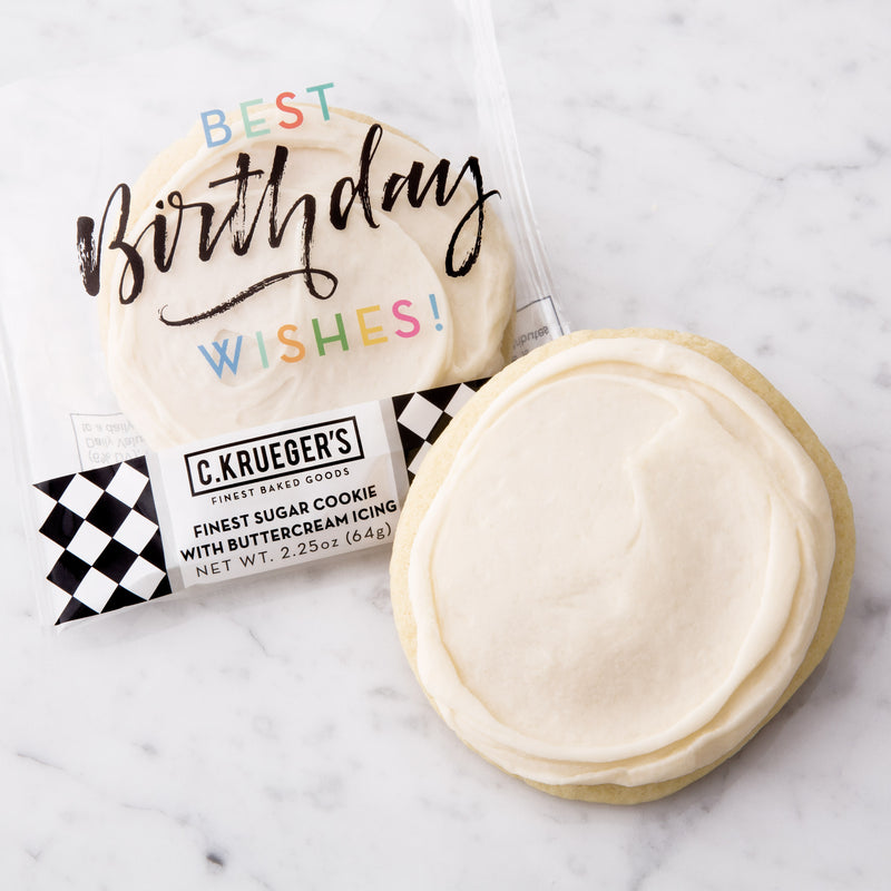 Finest Birthday Sugar Cookie with Buttercream Icing