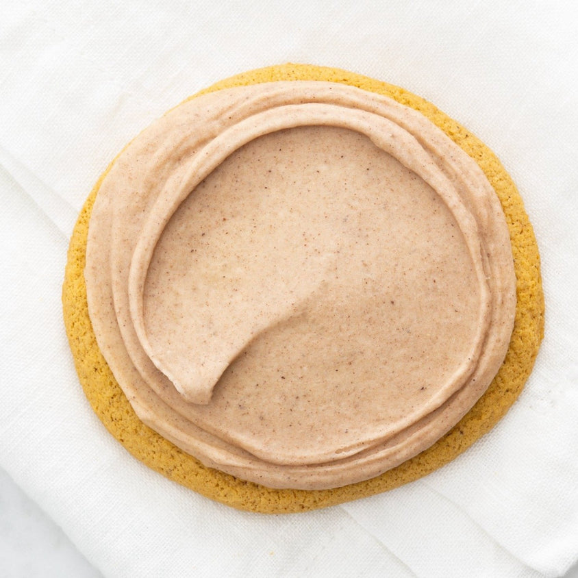 Finest Pumpkin Cookie with Spiced Buttercream Icing