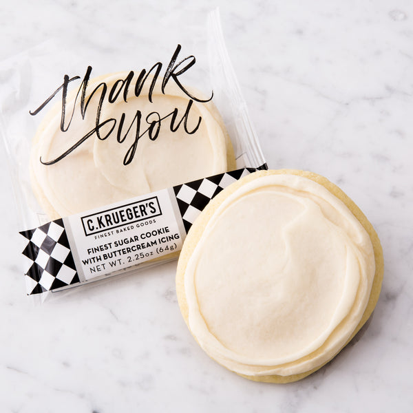 Finest Thank You Sugar Cookie with Buttercream Icing